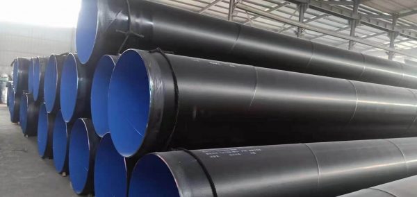 Water Supplies Usage Epoxy Coated Steel Pipe PE/2PE/3PE Surface API RP 5L2 PN-EN 10301 - Image 1
