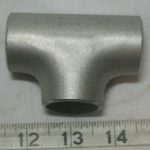 ASME
  B16.9 ASTM A403 WP304L Reducing Tee 6 Inch - 2 1/2 Inch SCH20