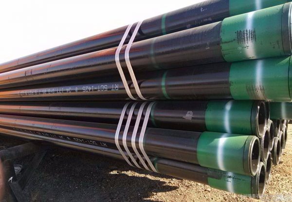 ERW API Casing Pipe
  Copper Coated Wall Thinkness 0.078"- 0.625" 5CT J55 K55 N80 - Image 1