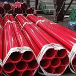 Socket plastic coated pipe