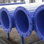 Plastic coated steel pipe for
  fire protection