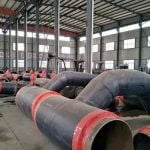 High temperature resistant
  steel jacket steel insulation pipe